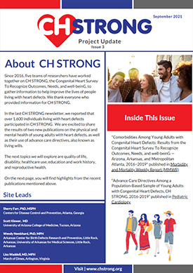 CH STRONG Project Update - September 2021